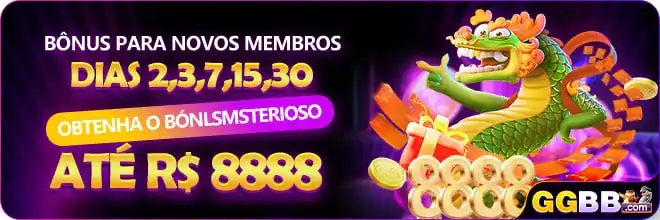 Bônus de boas-vindas GGBB com saldo extra no primeiro depósito.